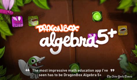  DragonBox Algebra 5+ - Learn Math Concepts Through Engaging Puzzle Adventures!